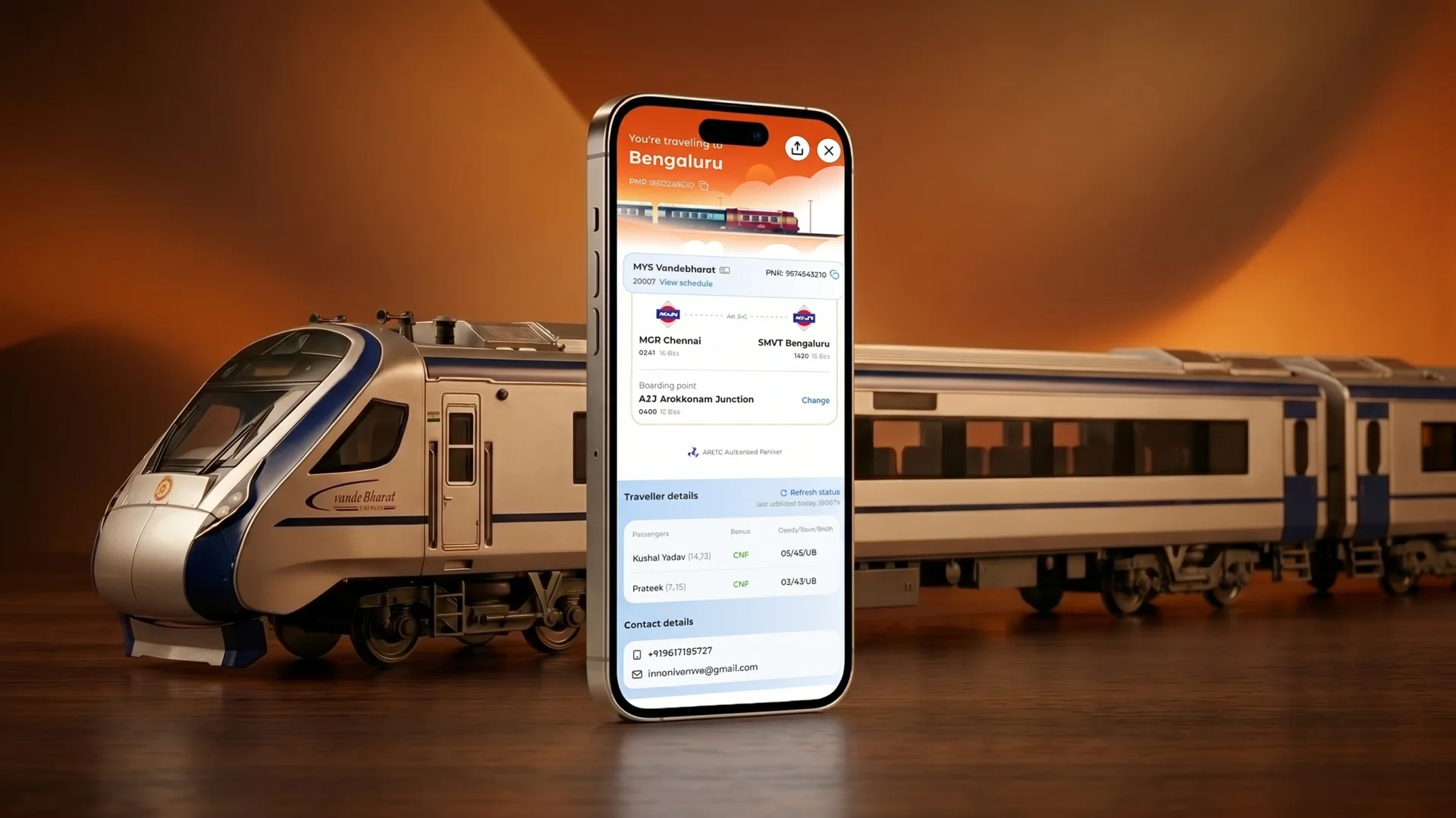 Book trains on Scapia App